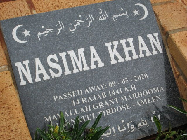 KHAN Nasima -2020