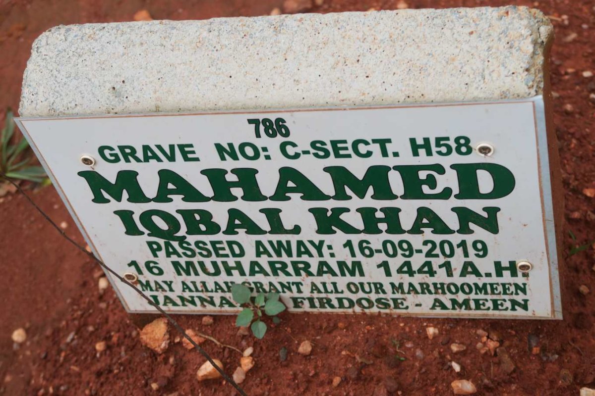 KHAN Mahamed Iqbal -2019