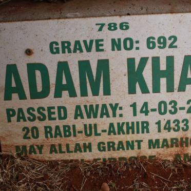 KHAN Adam -2012