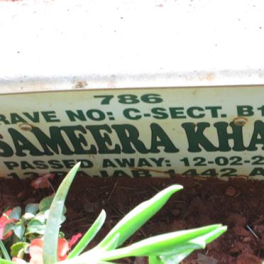 KHAN Sameera -2021