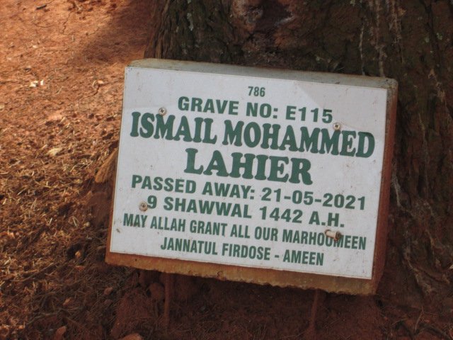 LAHIER Ismail Mohammed -2021