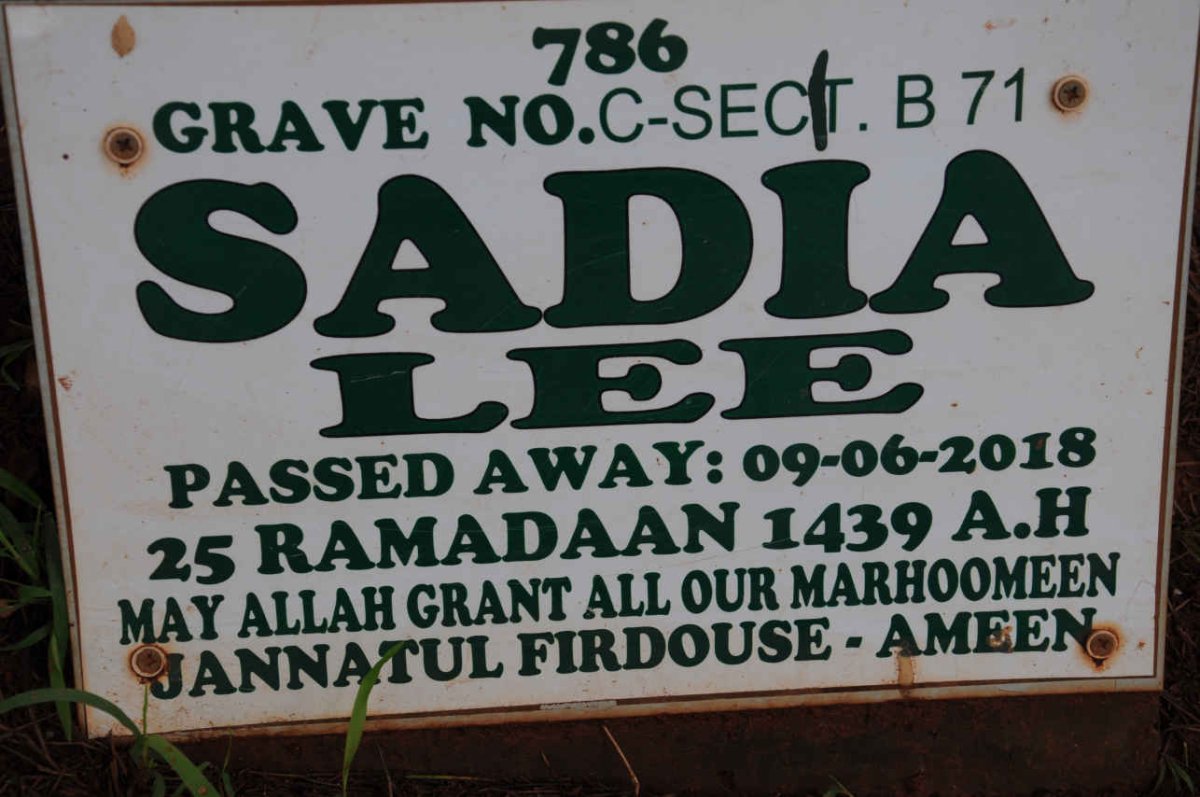 LEE Sadia -2018