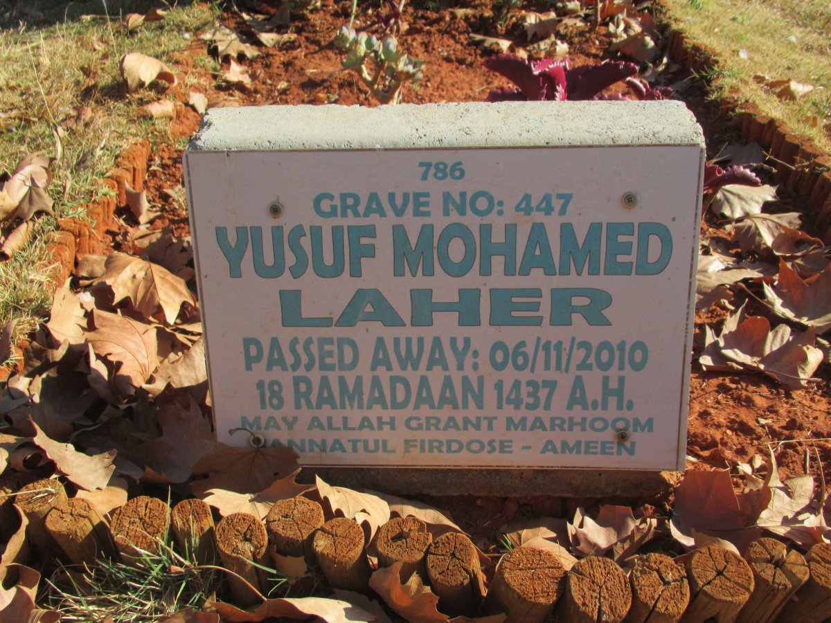 LAHER Yusuf Mohamed -2010