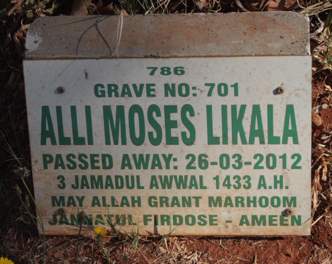 LIKALA Alli Moses -2012