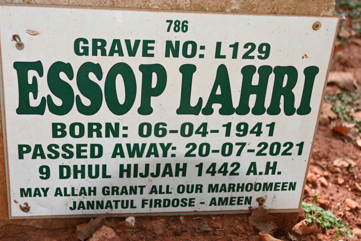 LAHRI Essop 1941-2021