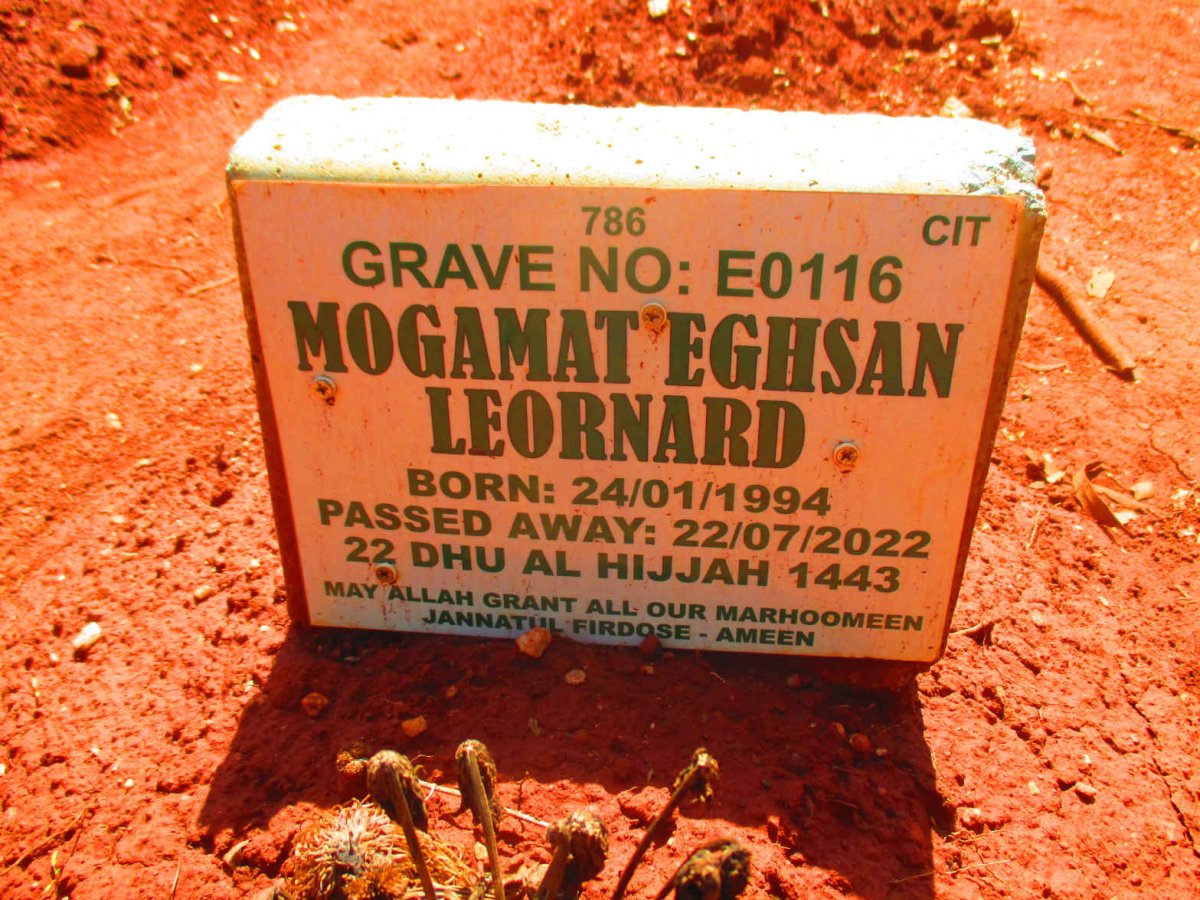 LEONARD Mogamat Eghsan 1994-2022