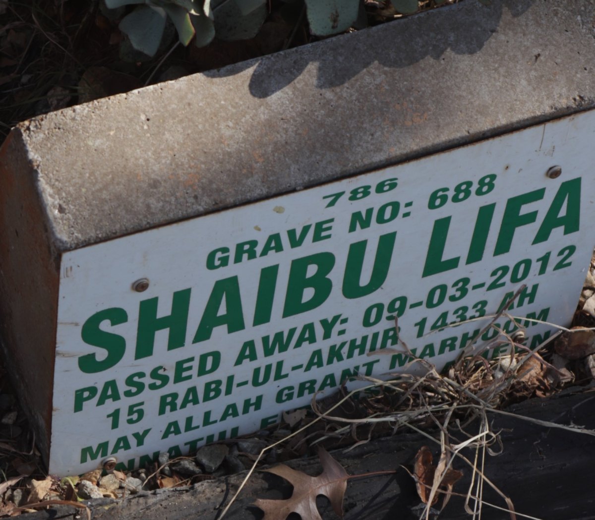 LIFA Shaibu -2012