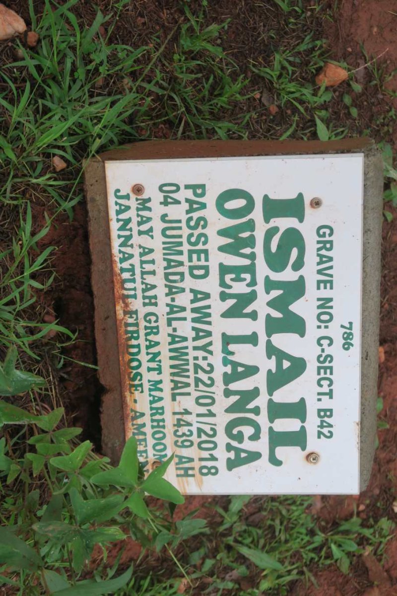 LANGA Ismail Owen -2018