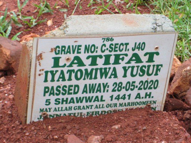 LATIFAT Iyatomiwa Yusuf -2020