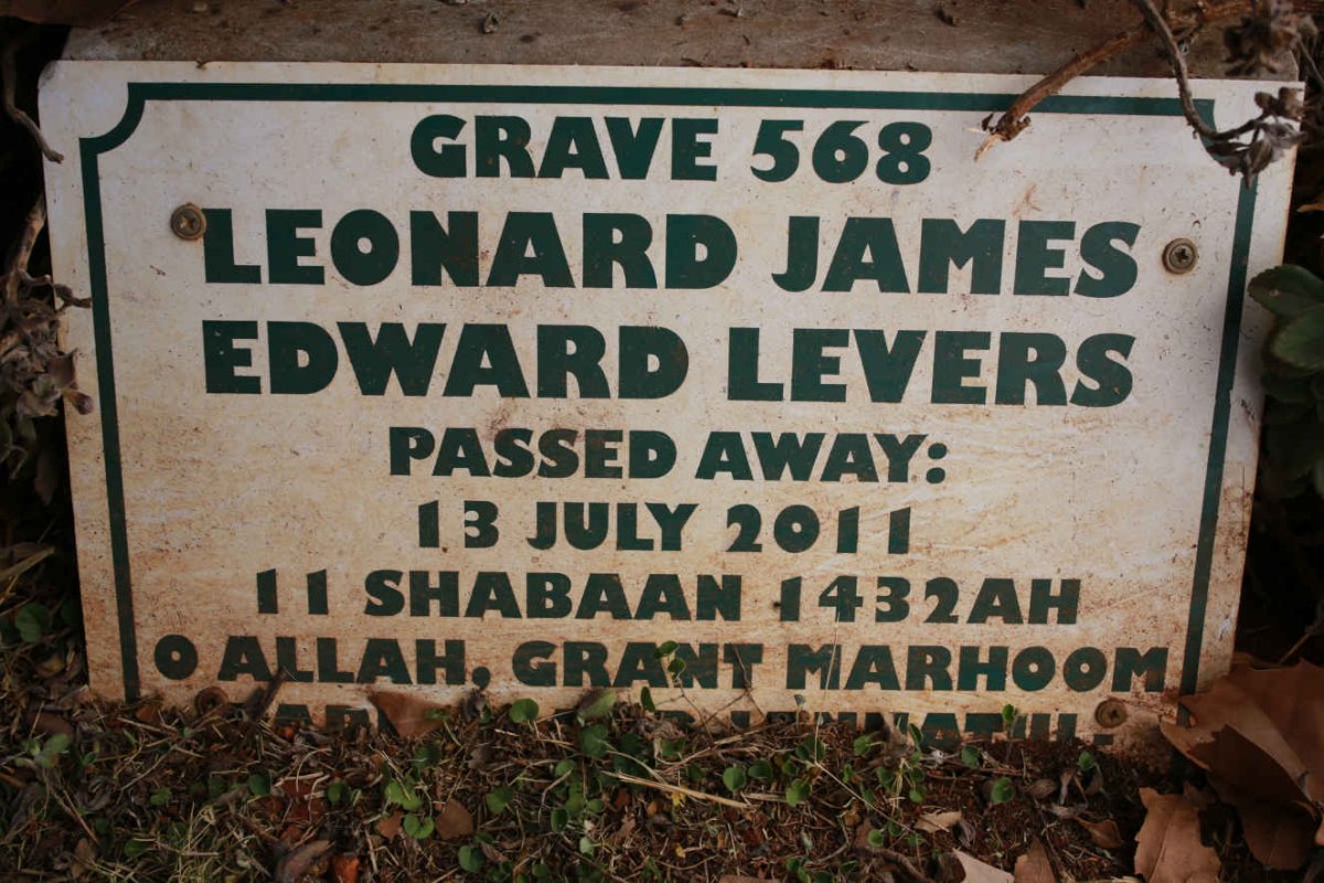 LEVERS Leonard James Edward -2011