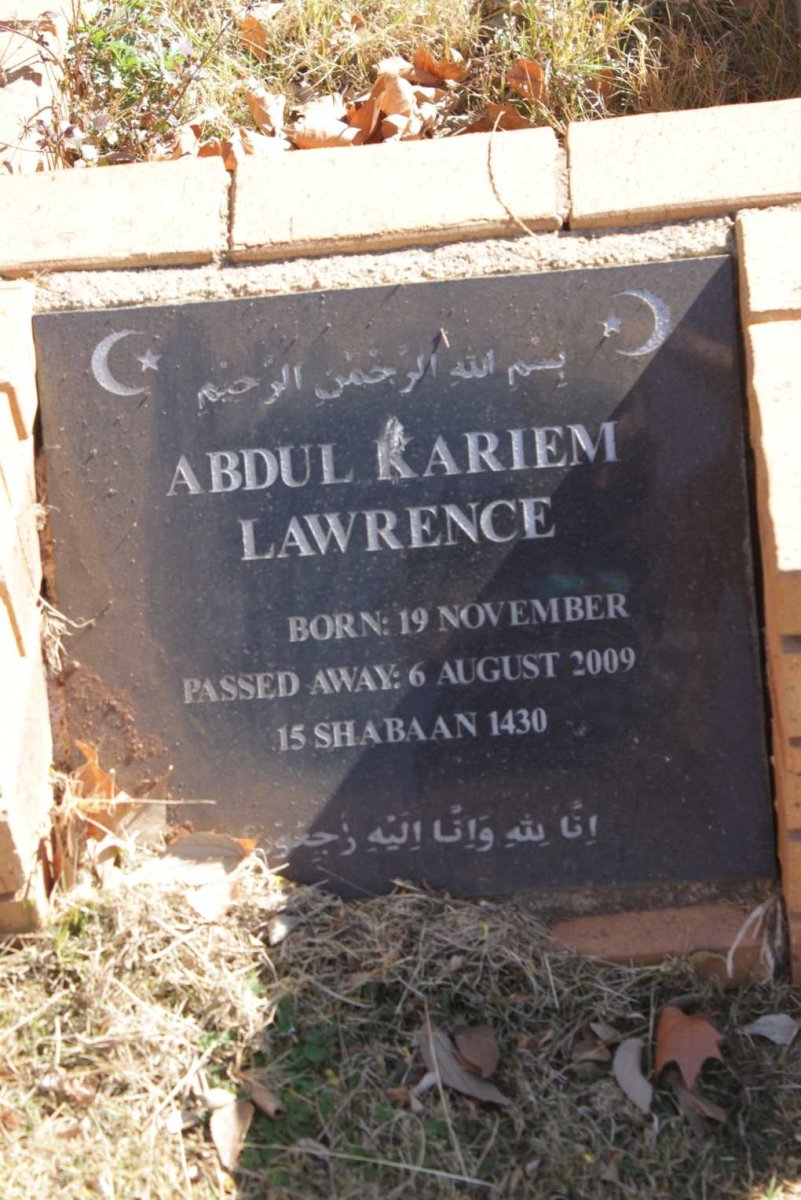 LAWRENCE Abdul Kariem -2009