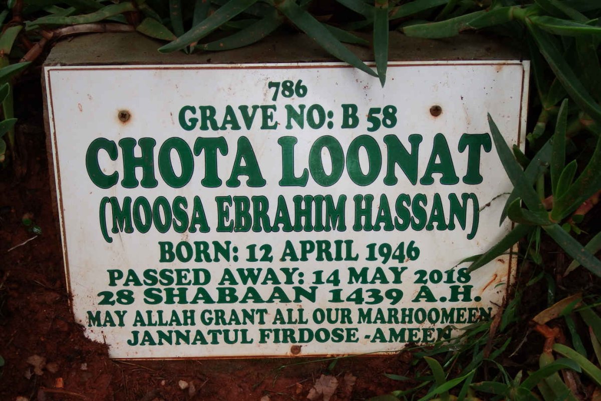 LOONAT Chota 1946-2018