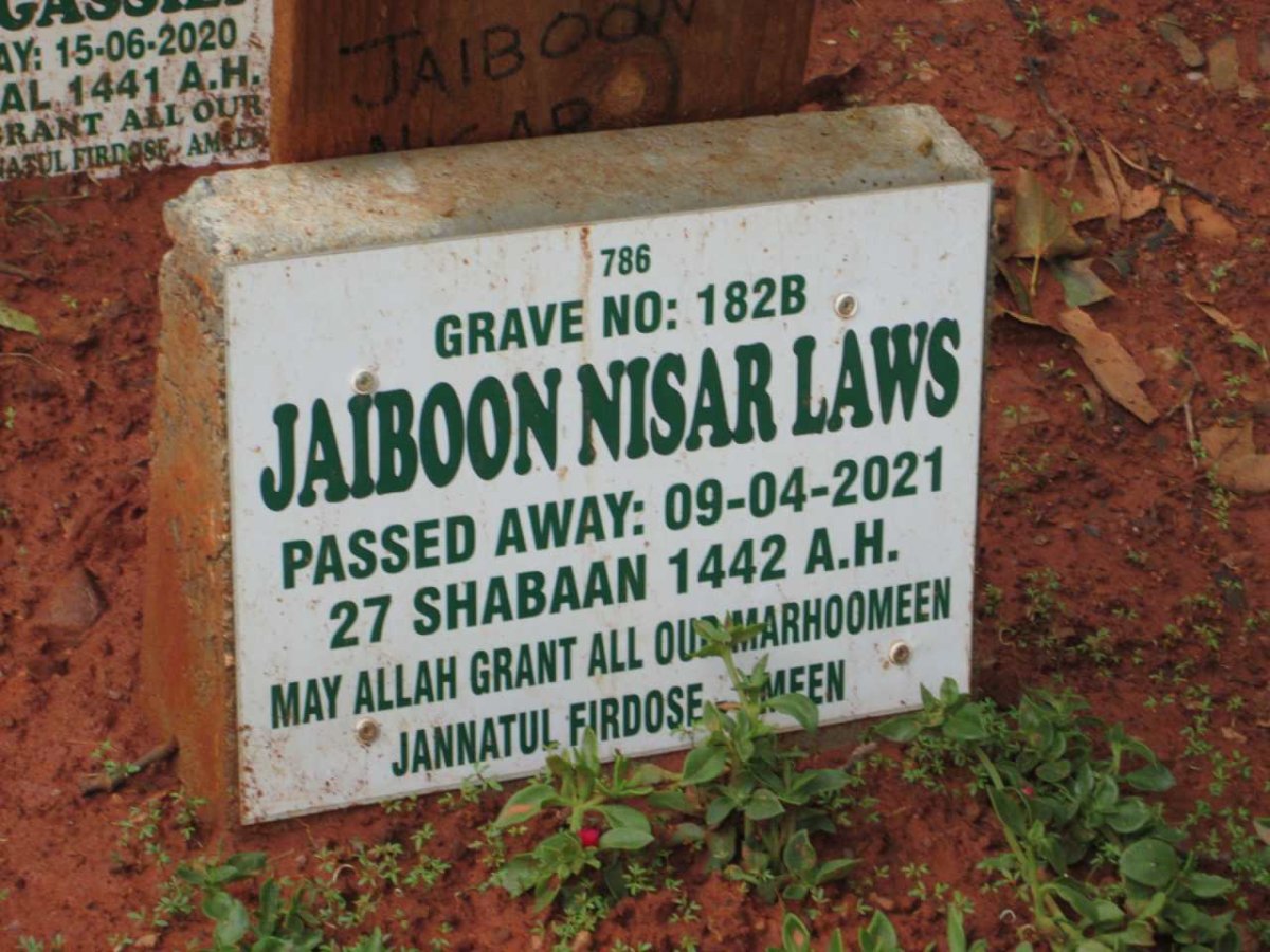 LAWS Jaiboon Nisar -2021