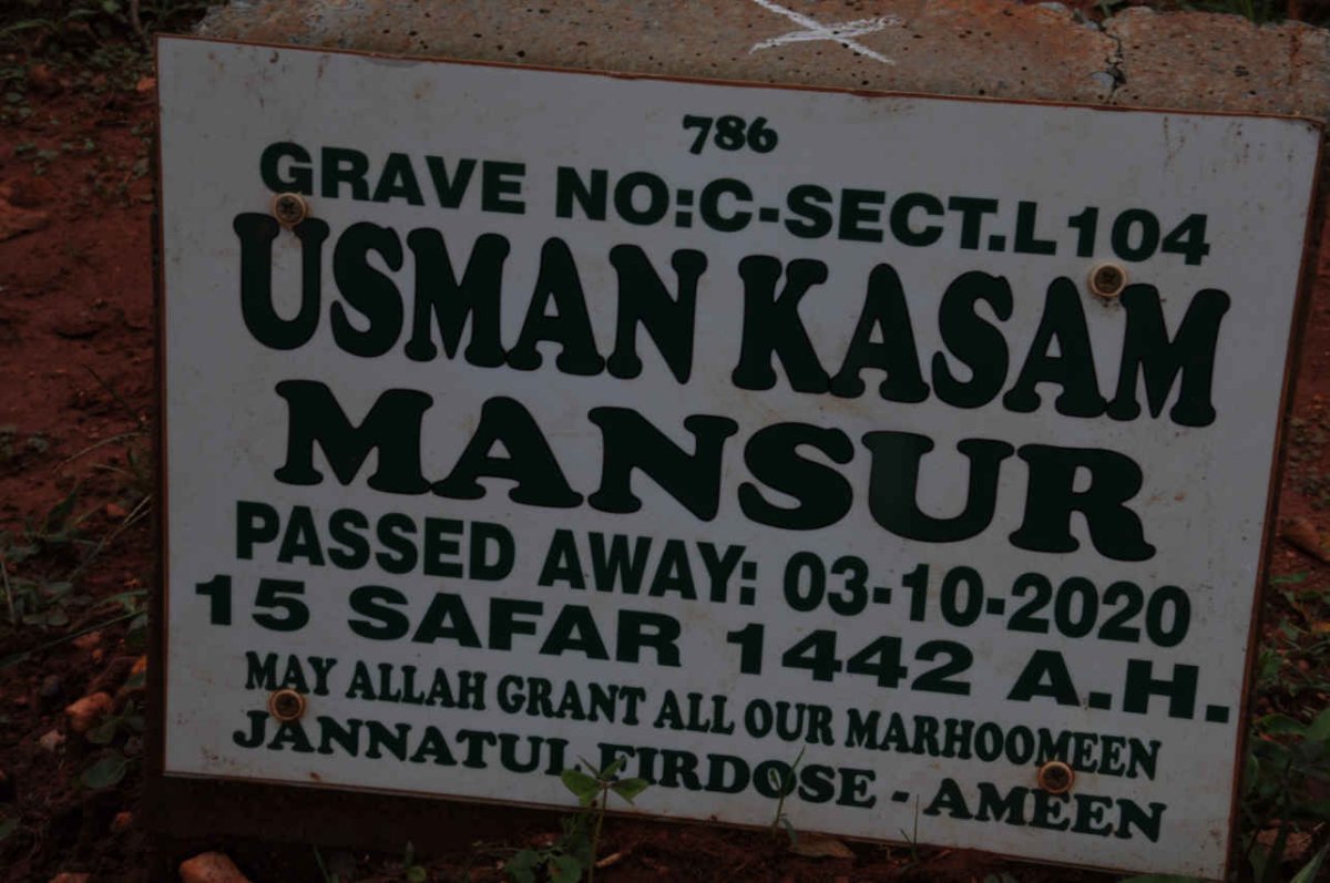 MANSUR Usman Kasam -2020