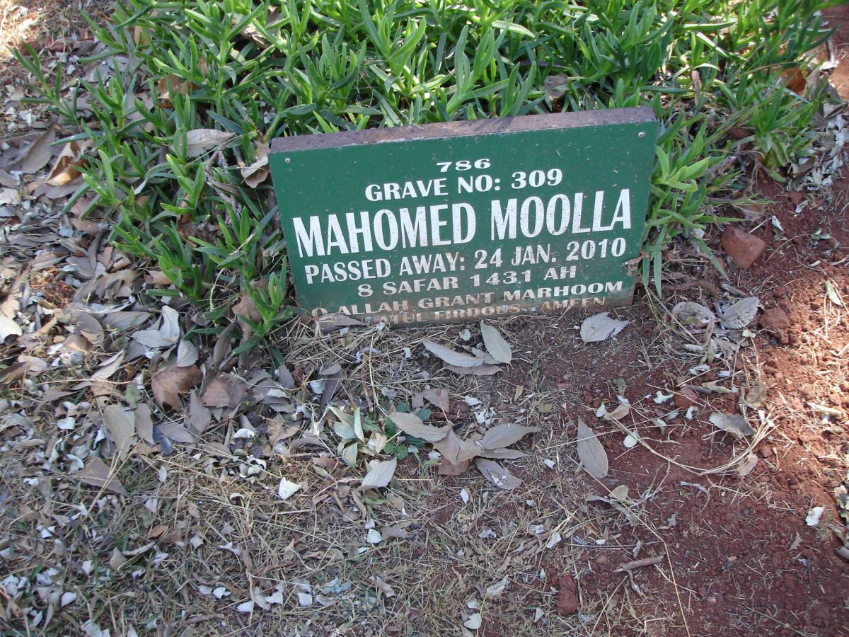 MOOLLA Mahomed -2010