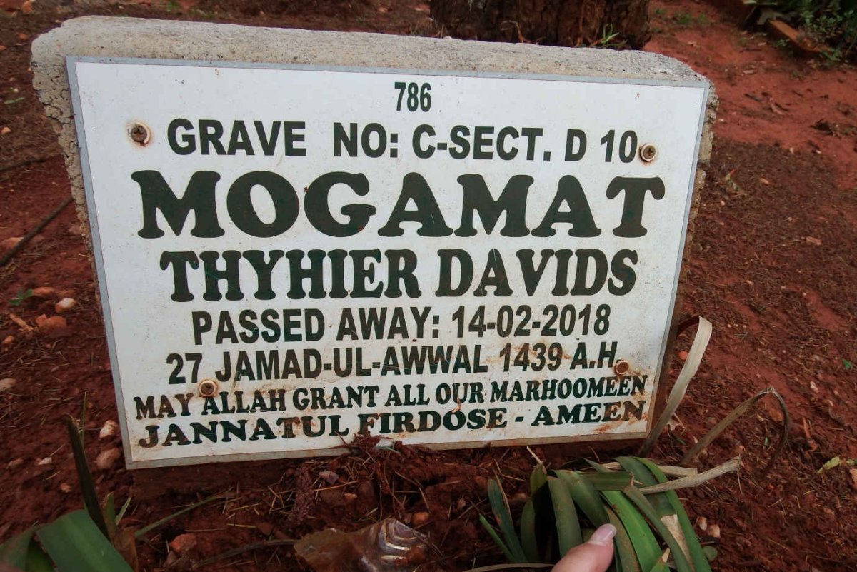 MOGAMAT Thyhier Davids -2018