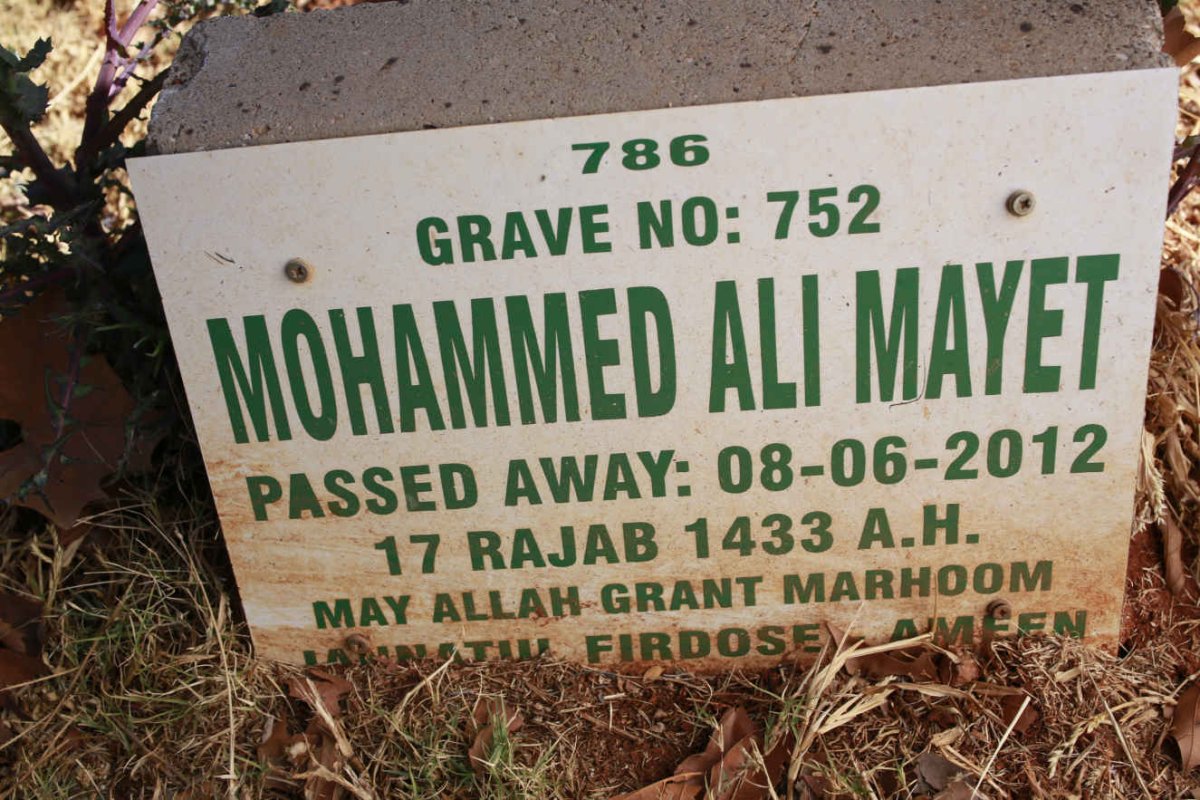 MAYET Mohammed Ali -2012