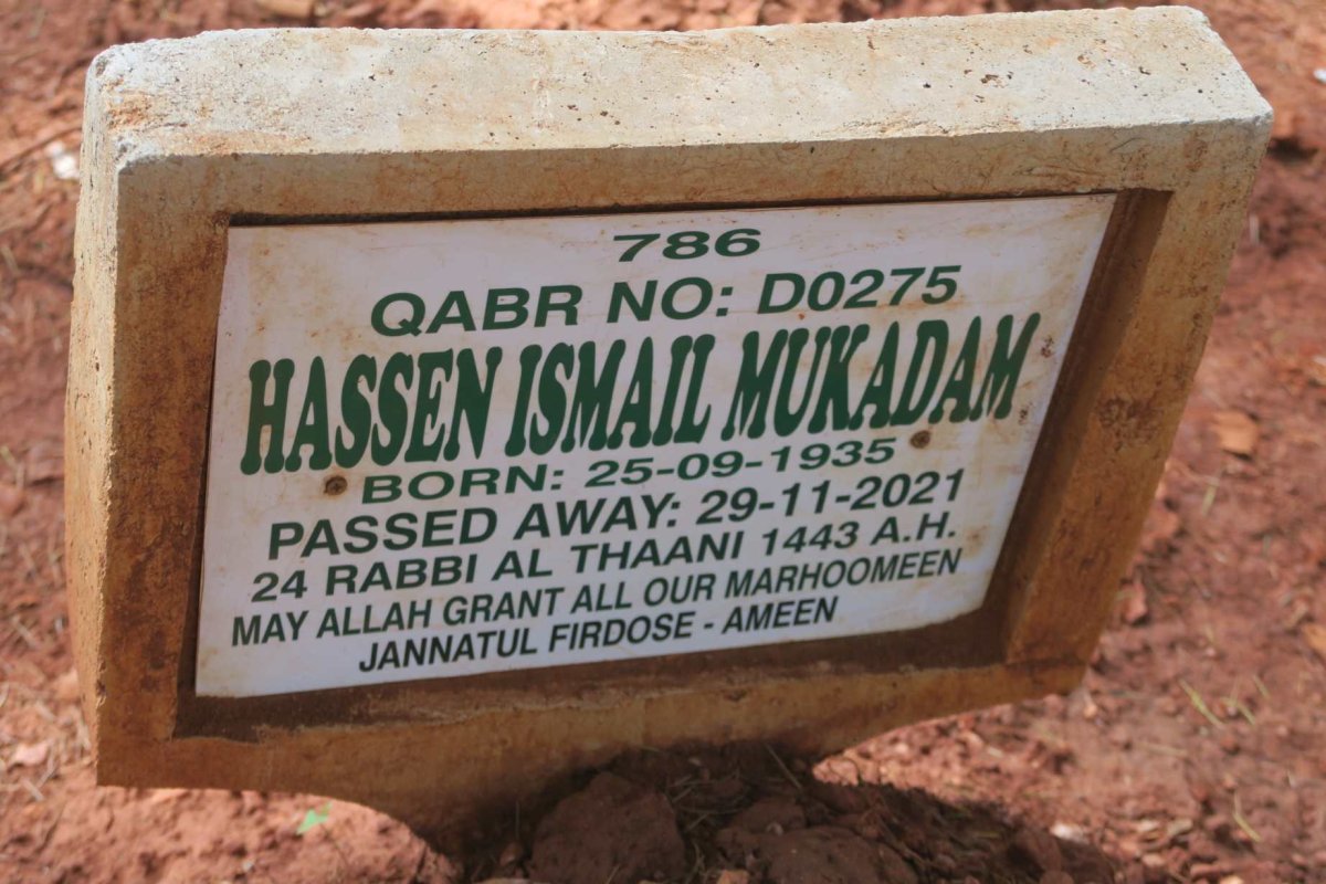 MUKADAM Hassen Ismail 1935-2021