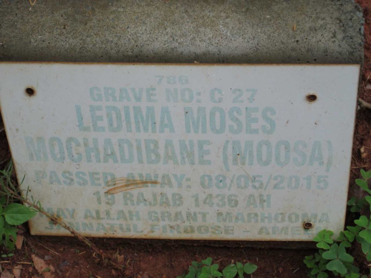 MOCHADIBANE Ledima Moses -2015