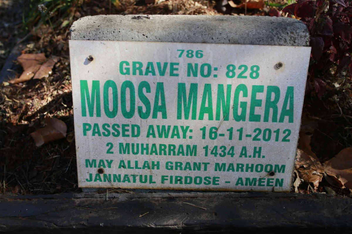 MANGERA Moosa -2012