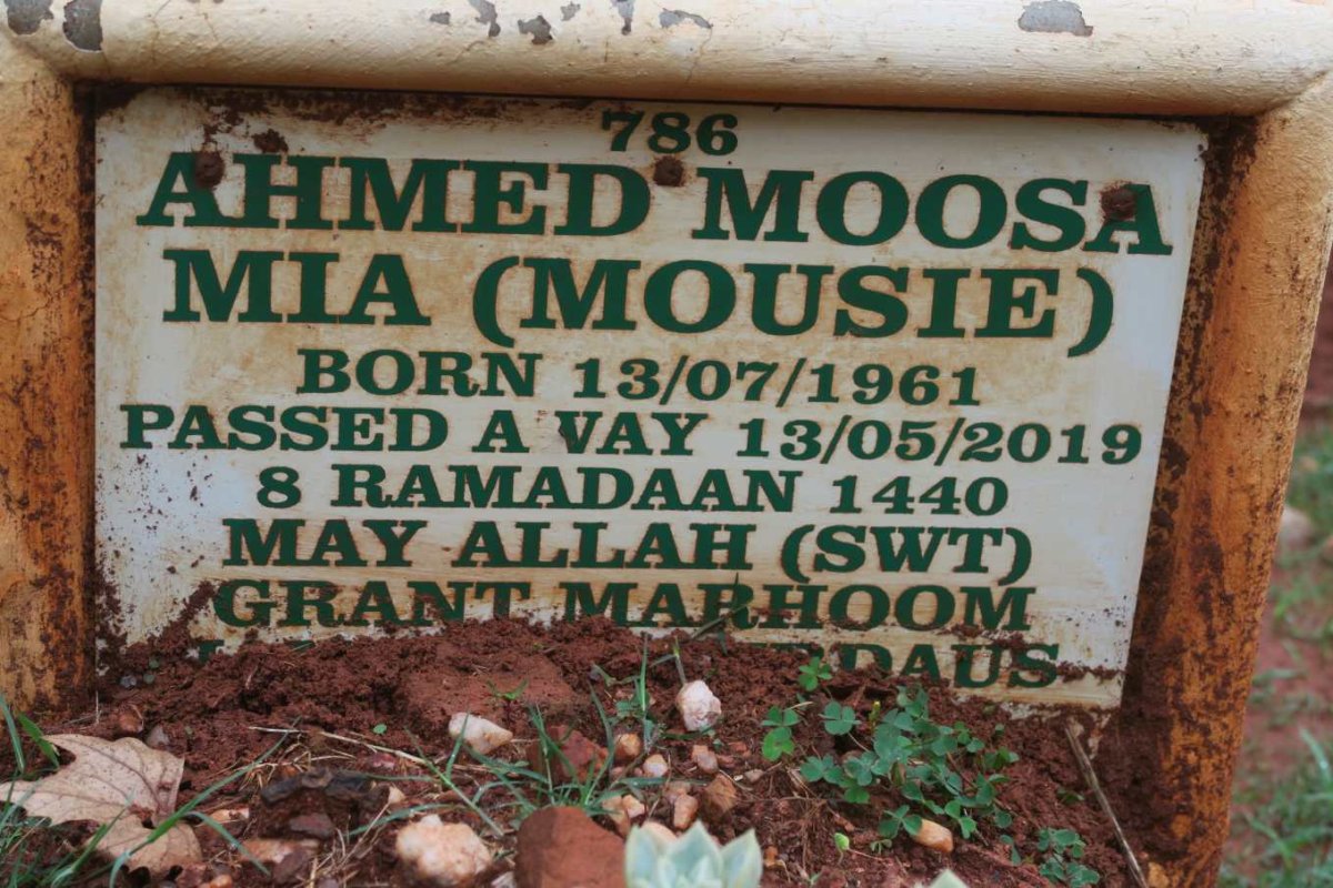 MIA Ahmed Moosa 1961-2019