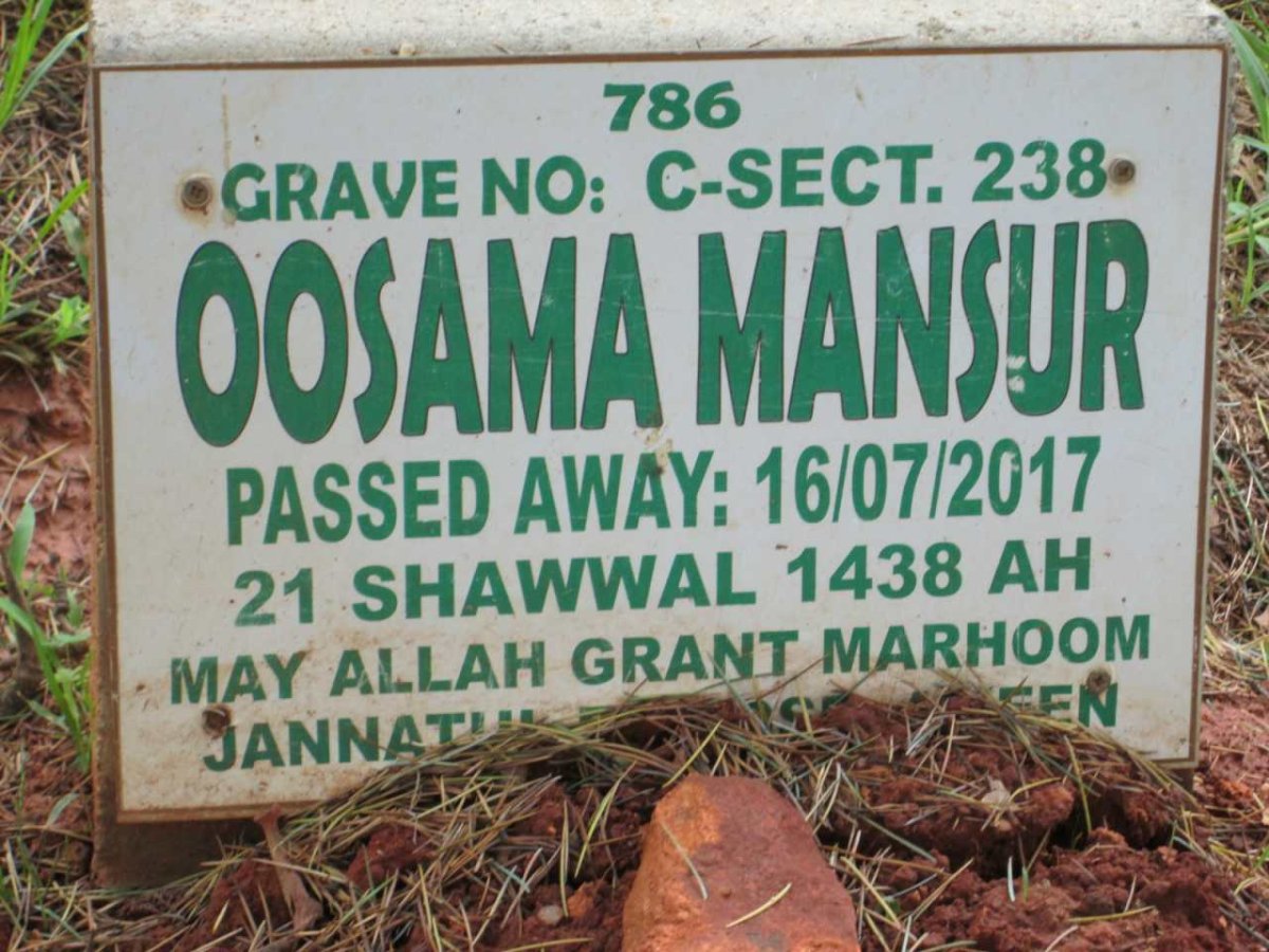 MANSUR Oosama -2017