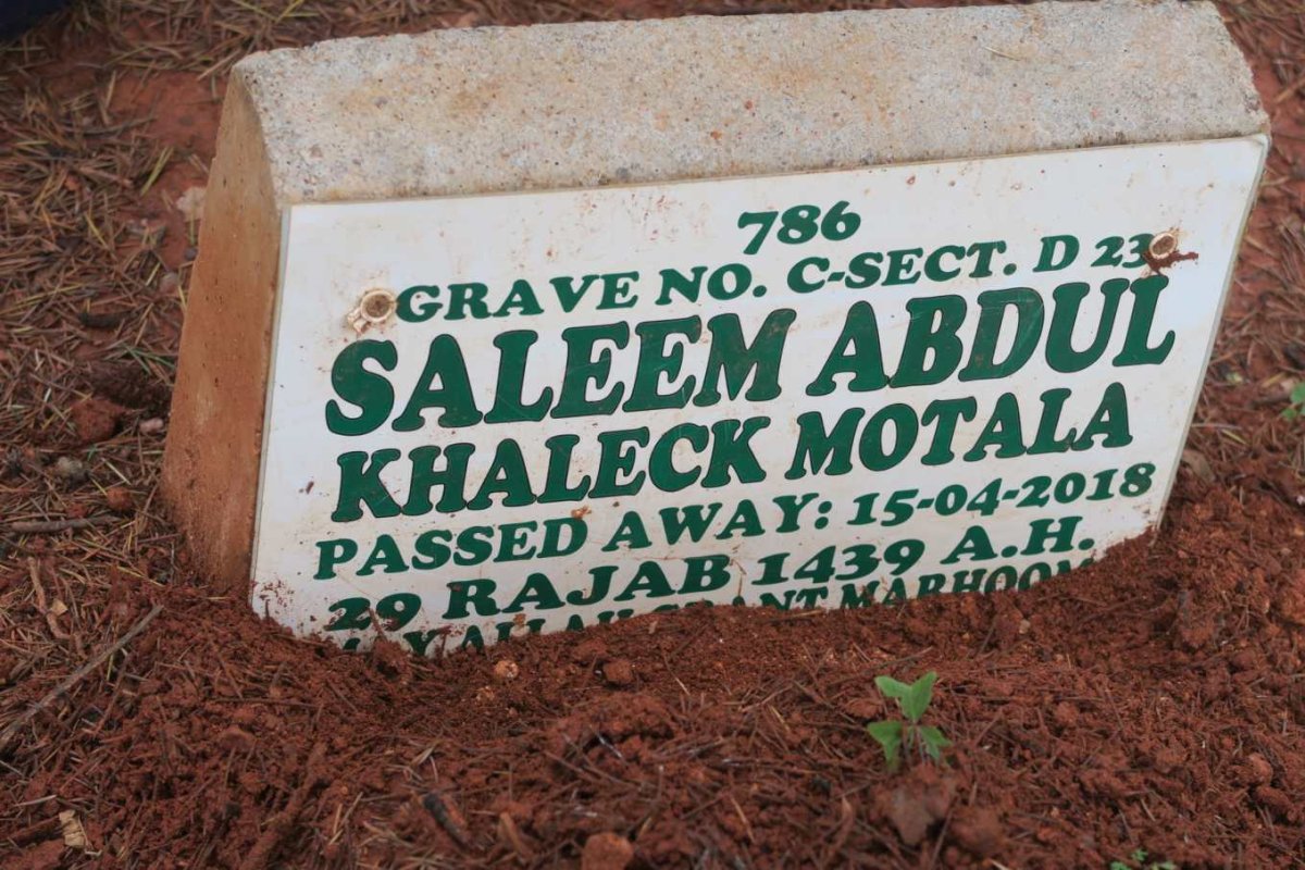MOTALA Saleem Abdul Khaleck -2018