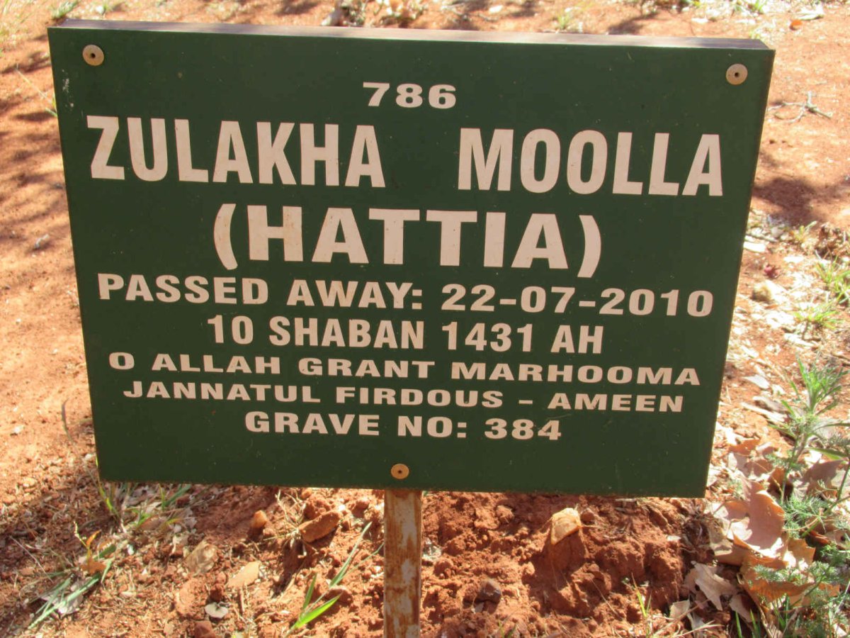 MOOLLA Zulakha -2010