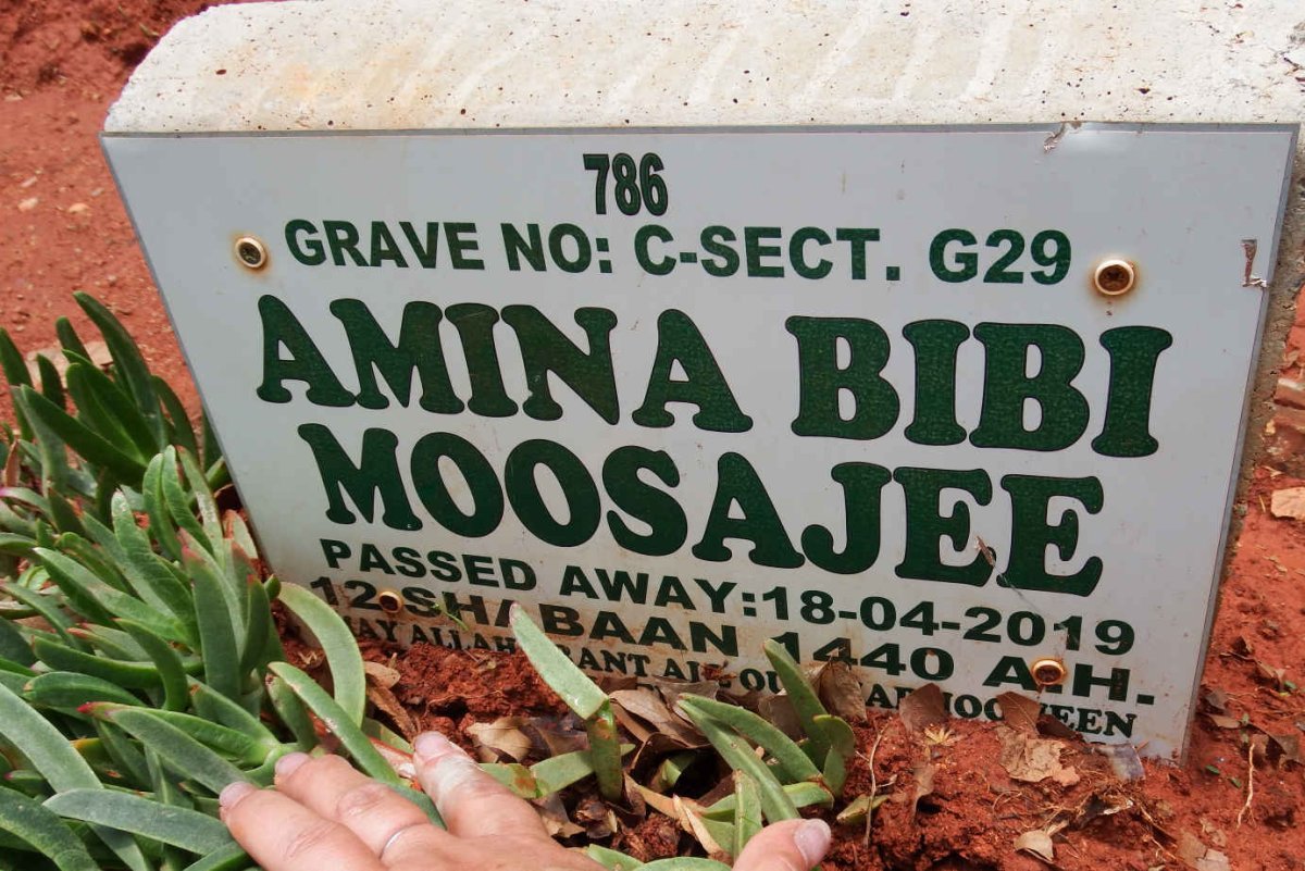 MOOSAJEE Amina Bibi -2019