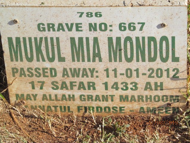 MONDOL Mukul Mia -2012