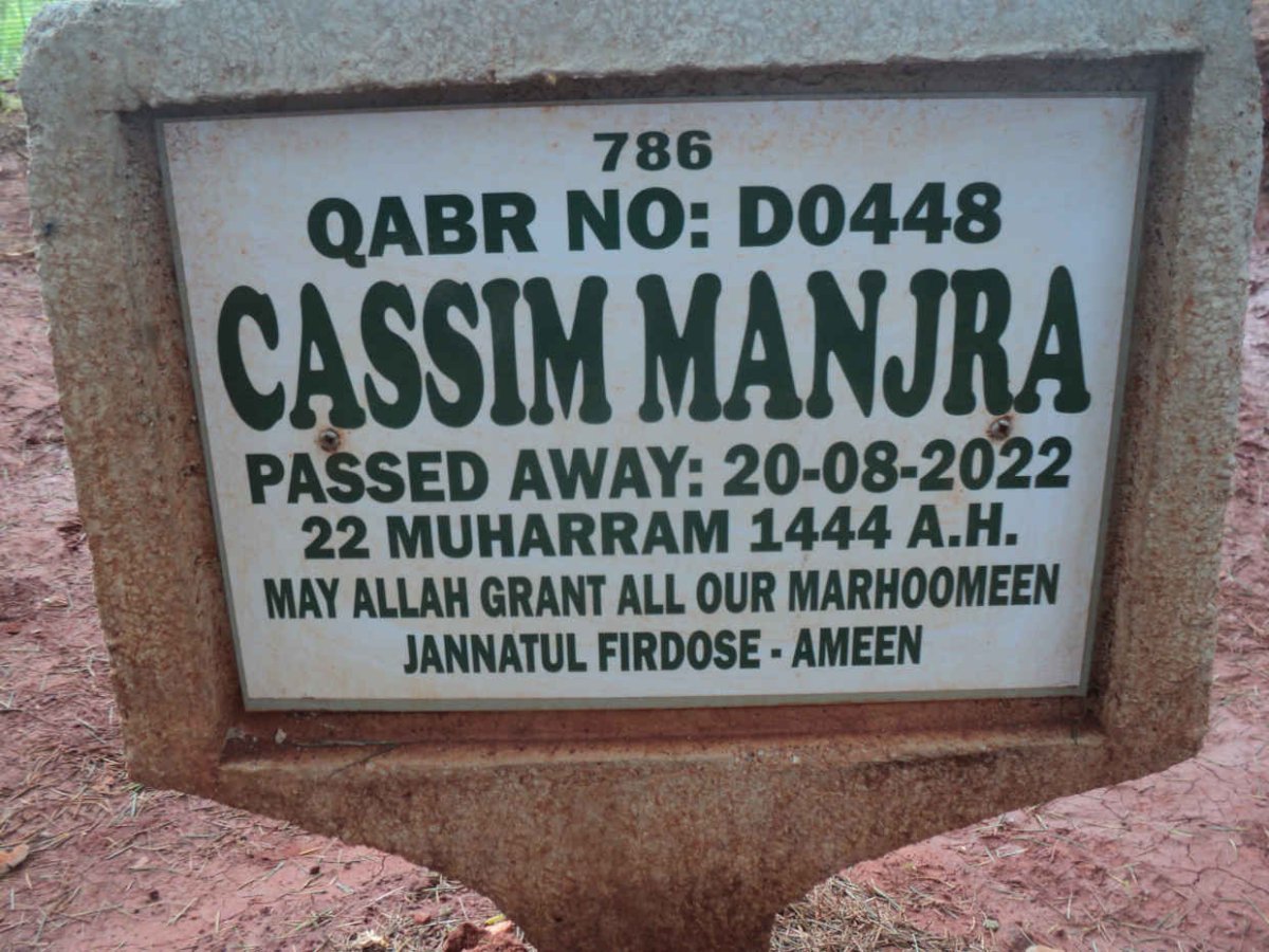 MANJRA Cassim -2022