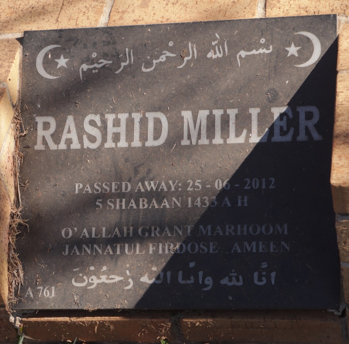 MILLER Rashid -2012