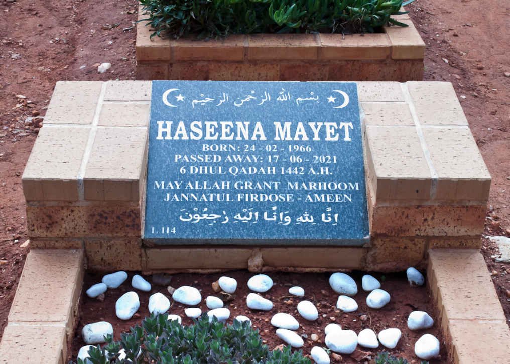 MAYET Haseena 1966-2021
