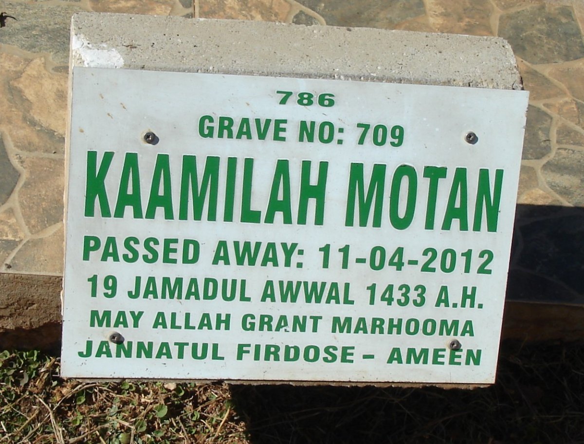 MOTAN Kaamilah -2012