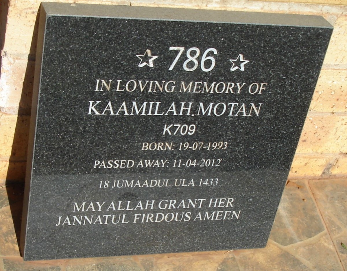 MOTAN Kaamilah 1993-2012