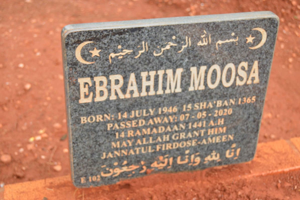 MOOSA Ebrahim 1946-2020