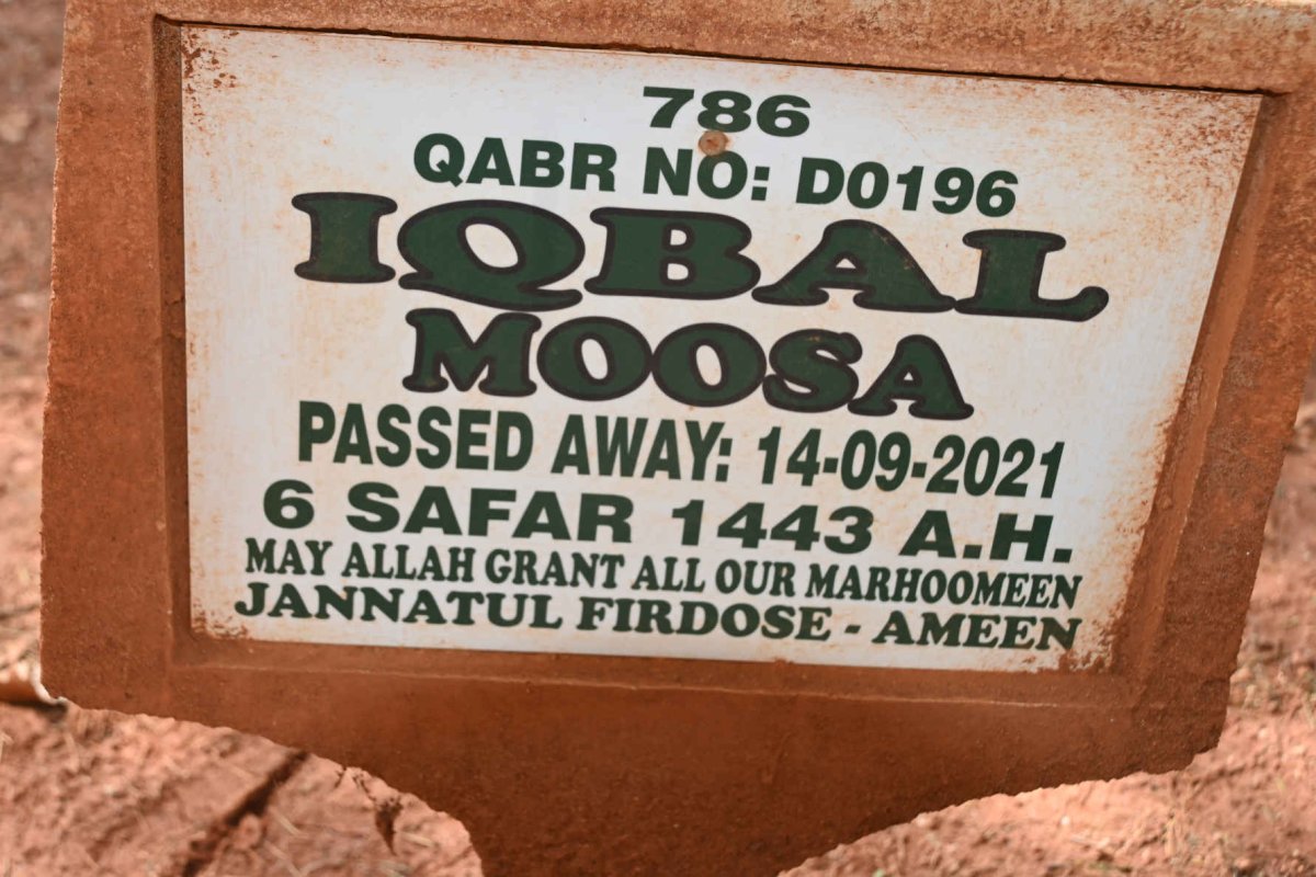 MOOSA Iqbal -2021