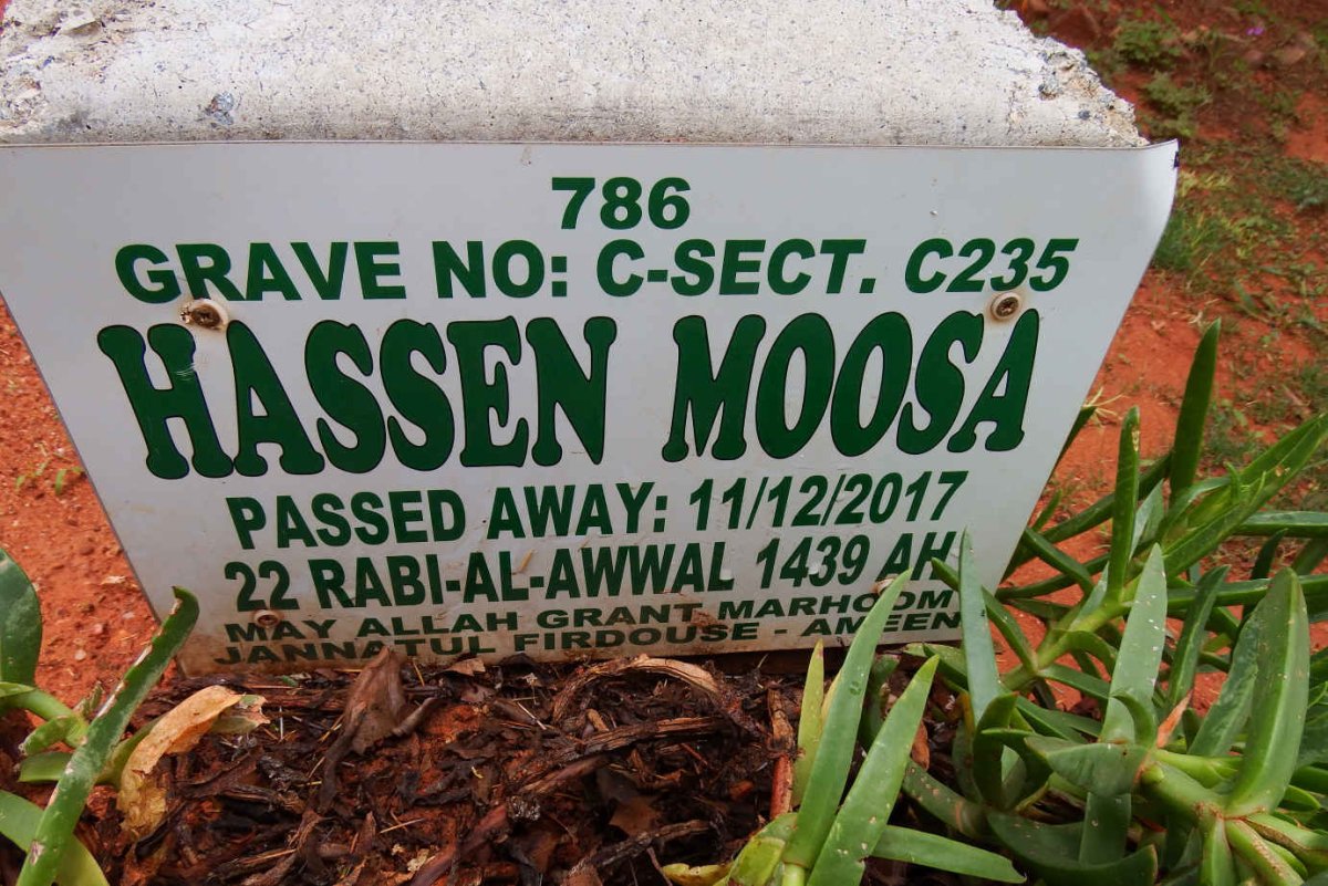 MOOSA Hassen -2017