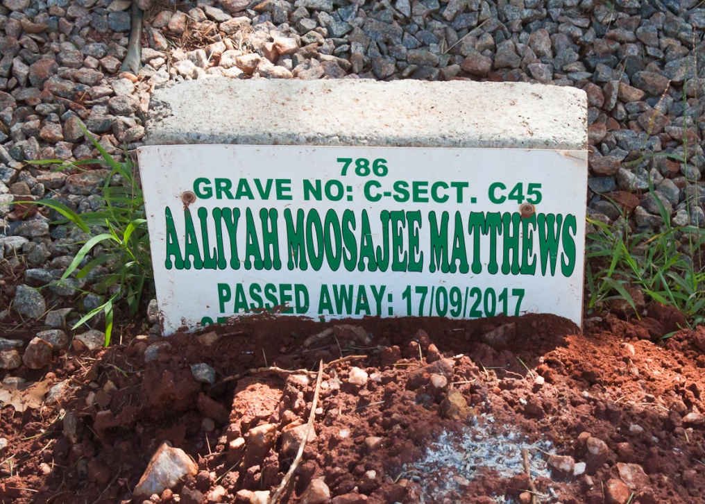 MATTHEWS Aaliyah Moosajee -2017