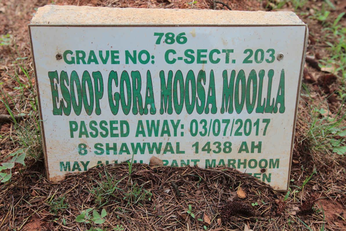 MOOLLA Esoop Gora Moosa -2017