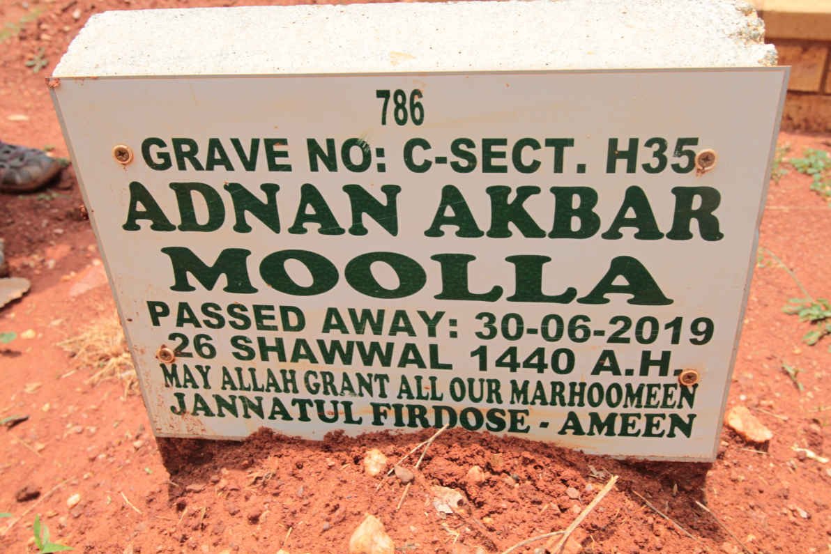 MOOLLA Adnan Akbar -2019