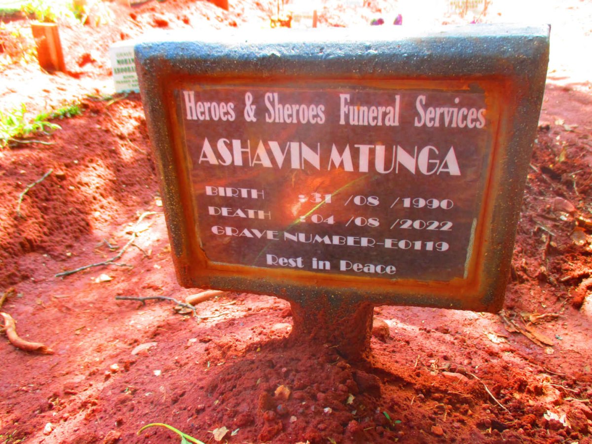 MTUNGA Ashavin 1990-2022
