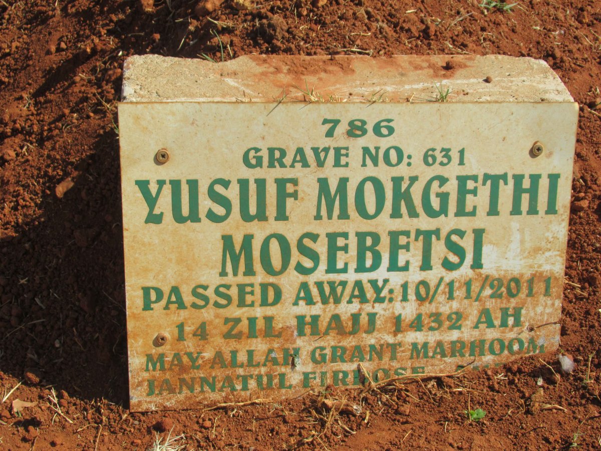 MOSEBETSI Yusuf Mokgethi -2011