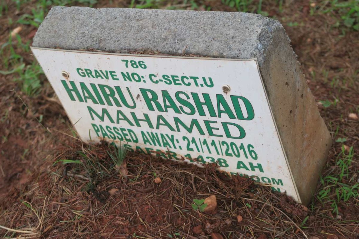 MAHAMED Hairu Rashad -2016
