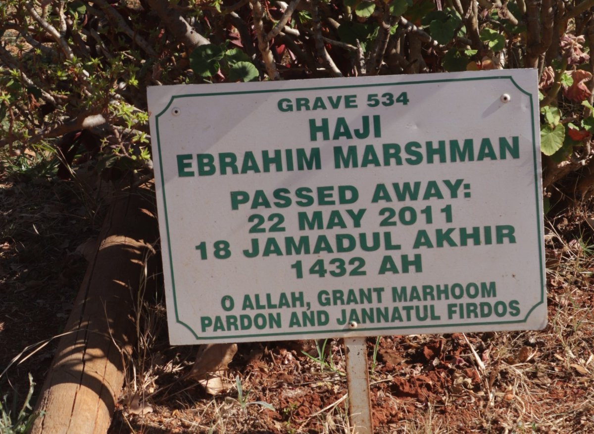 MARSHMAN Haji Ebrahim -2011