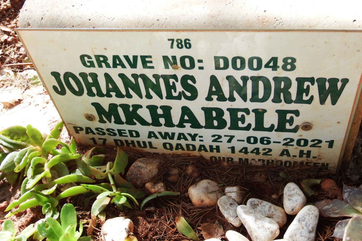 MKHABELE Johannes Andrew -2021