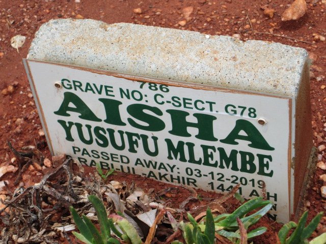 MLEMBE Aisha Yusufu -2019