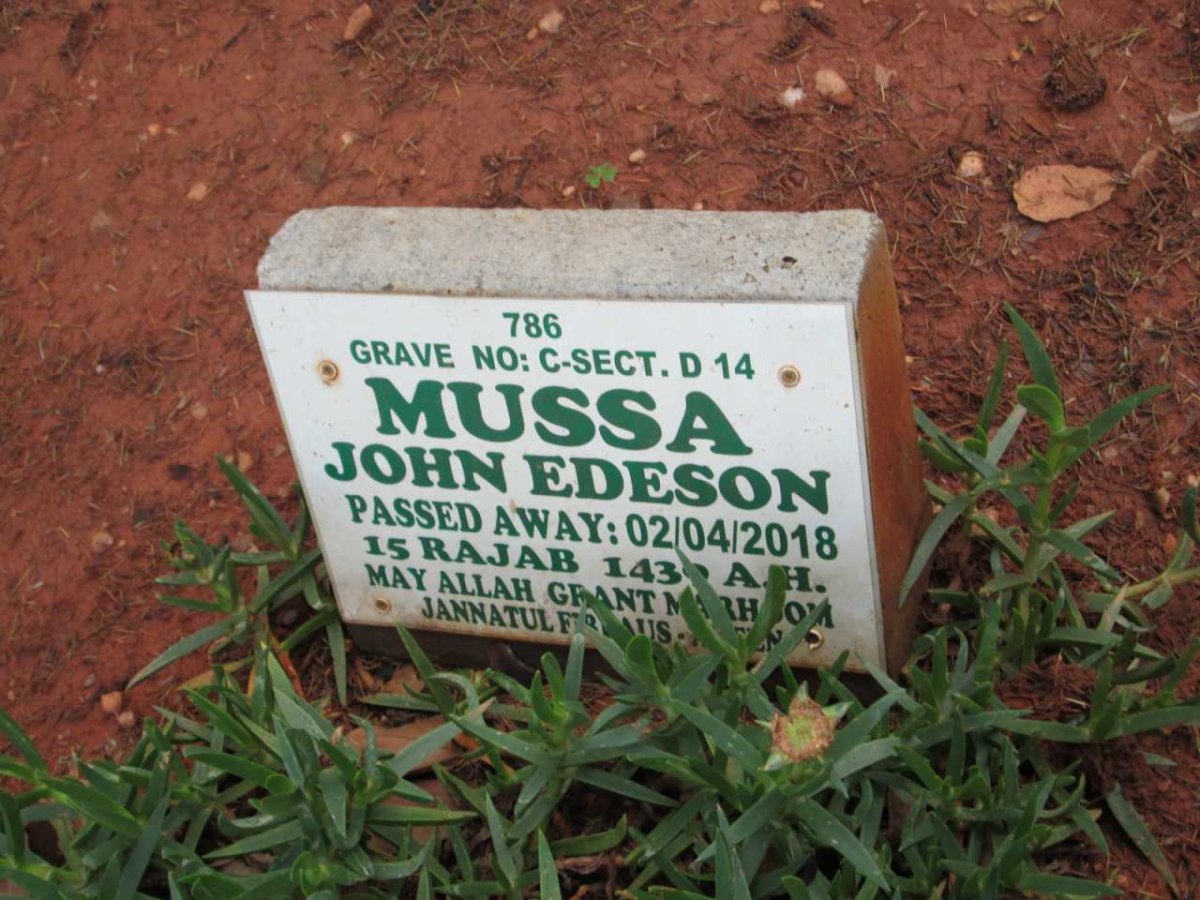 MUSSA John Edeson -2018