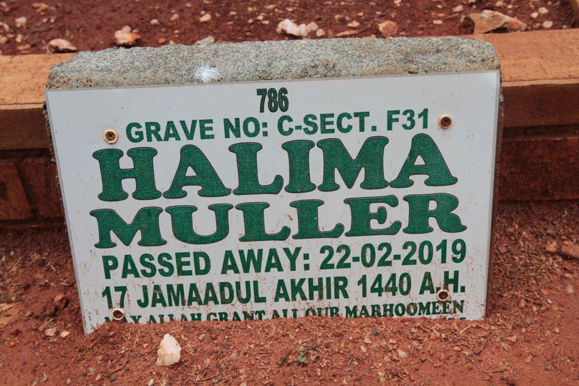MULLER Halima -2019