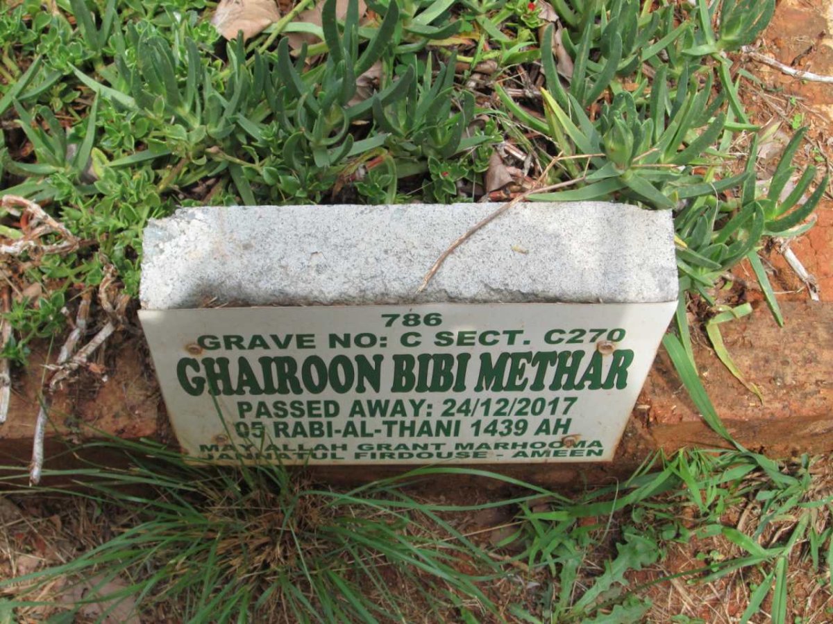 METHAR Ghairoon Bibi -2017